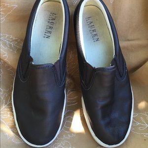 Ralph Lauren Lauren Slip on Sneaker in Ceder sz 9